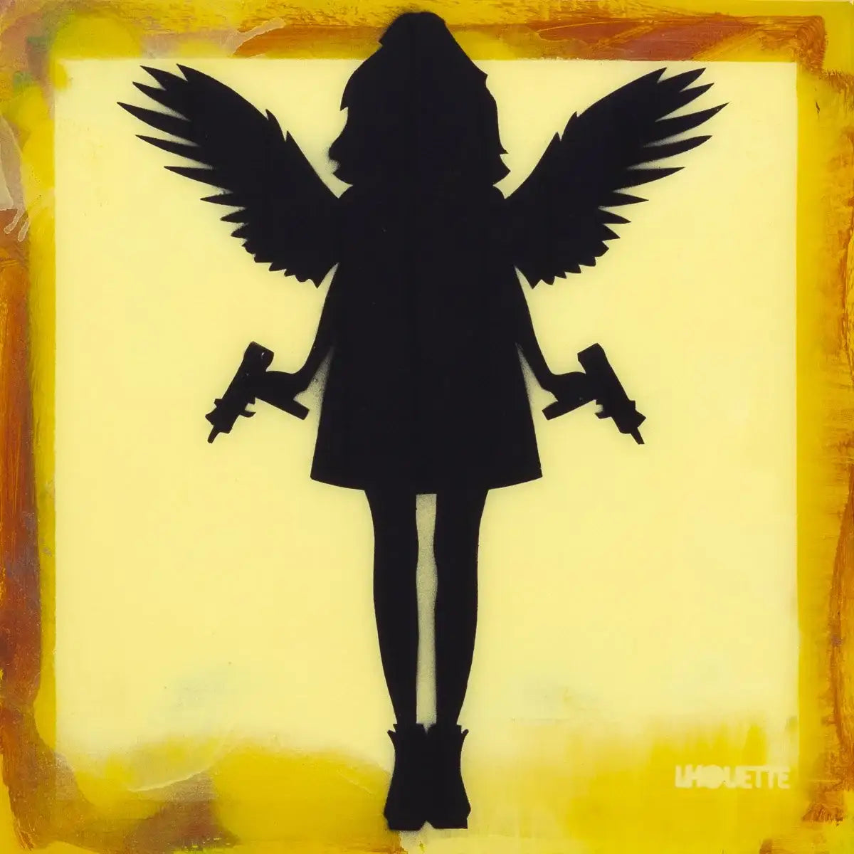 Angel Cake Mixer - Yellow - SOLD by artist Lhouette - Wyecliffe Galleries