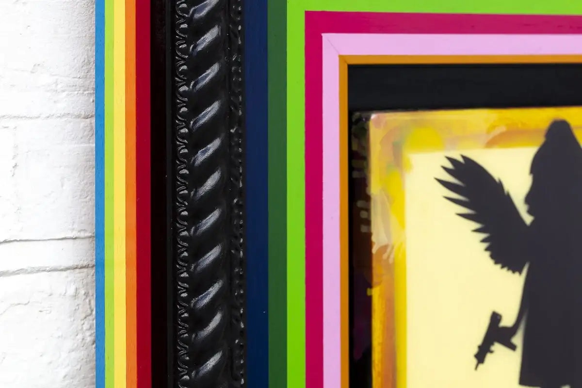 Angel Cake Mixer - Yellow - SOLD by artist Lhouette - Wyecliffe Galleries