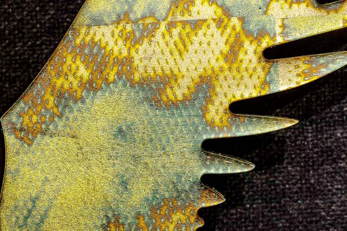 Angel Cake Rainbow Stripe & Acid Wings Miniature Wall Sculpture - Original SOLD by artist Lhouette - Wyecliffe Galleries