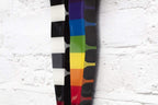 Angel Cake Rainbow Stripes - Original Wall Sculpture - SOLD by artist Lhouette - Wyecliffe Galleries