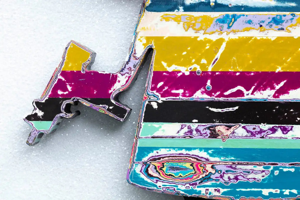 Angel Cake Scratched Back Framed Sculpture - Original - SOLD by artist Lhouette - Wyecliffe Galleries