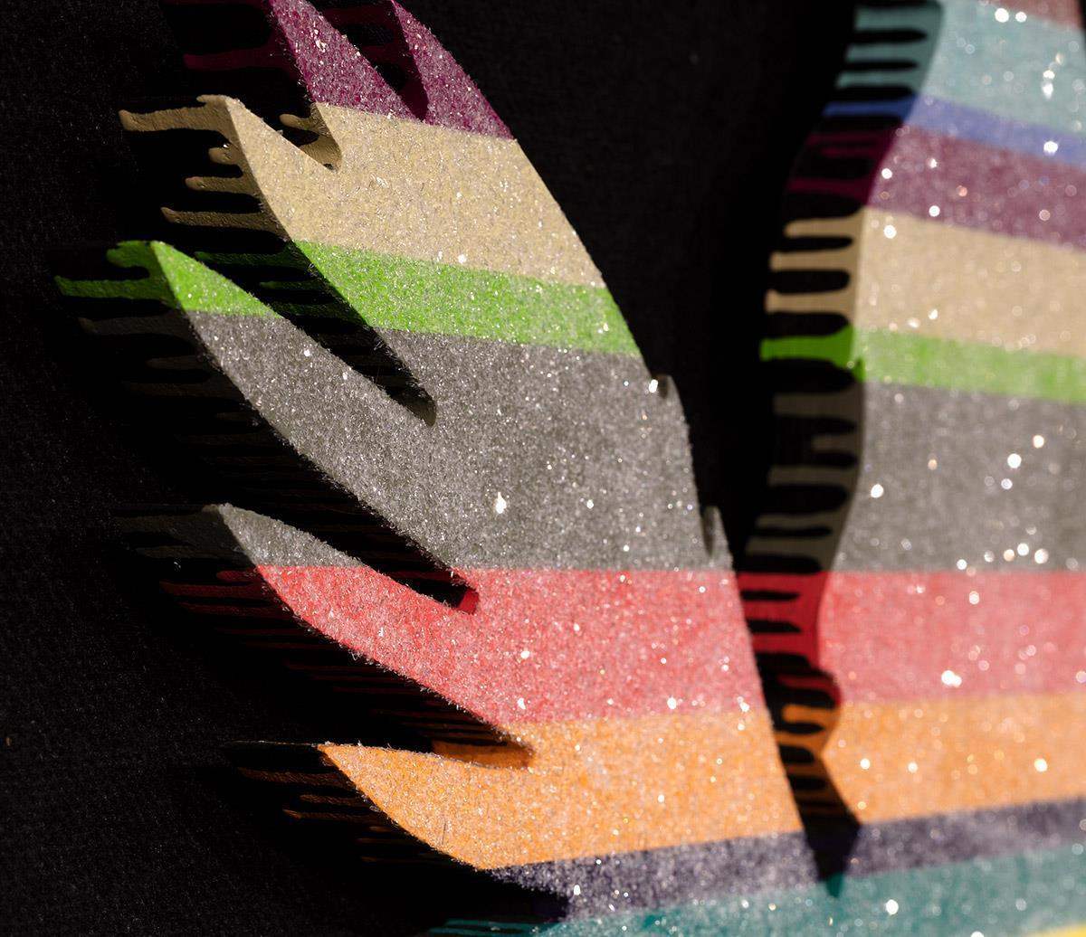 Angel with Flowers - Original - SOLD by artist Lhouette - Wyecliffe Galleries