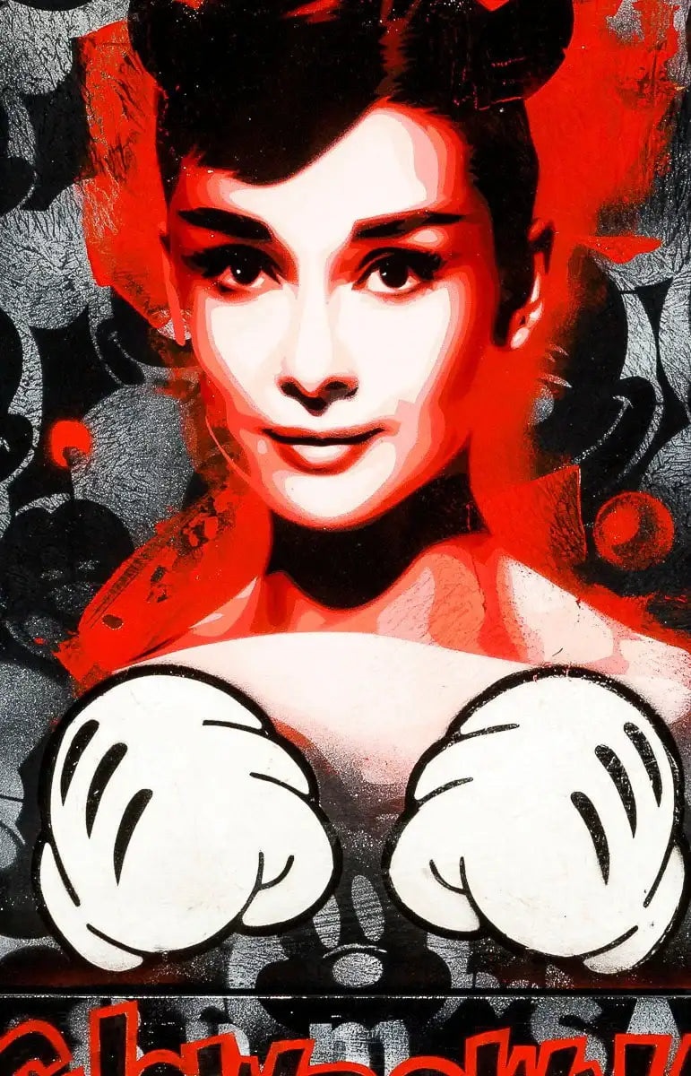 Audrey Showdown - Original - SOLD by artist Lhouette - Wyecliffe Galleries