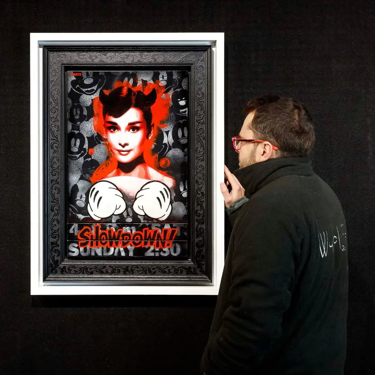 Audrey Showdown - Original - SOLD by artist Lhouette - Wyecliffe Galleries