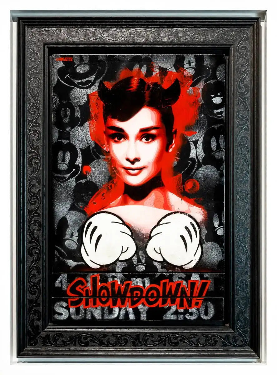 Audrey Showdown - Original - SOLD by artist Lhouette - Wyecliffe Galleries