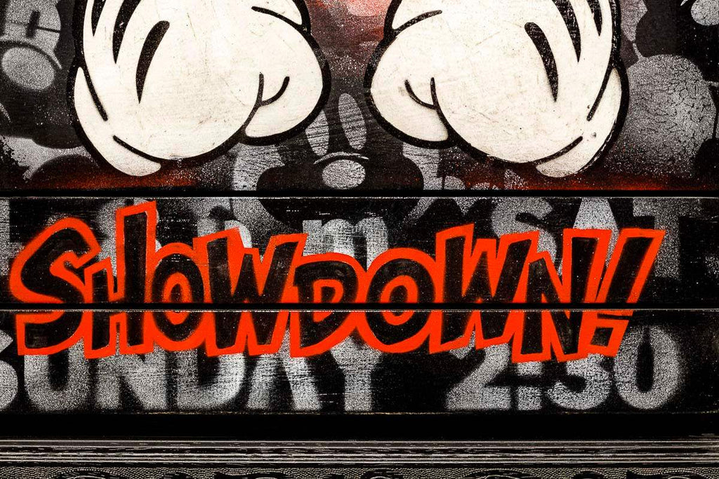 Audrey Showdown - Original - SOLD by artist Lhouette - Wyecliffe Galleries