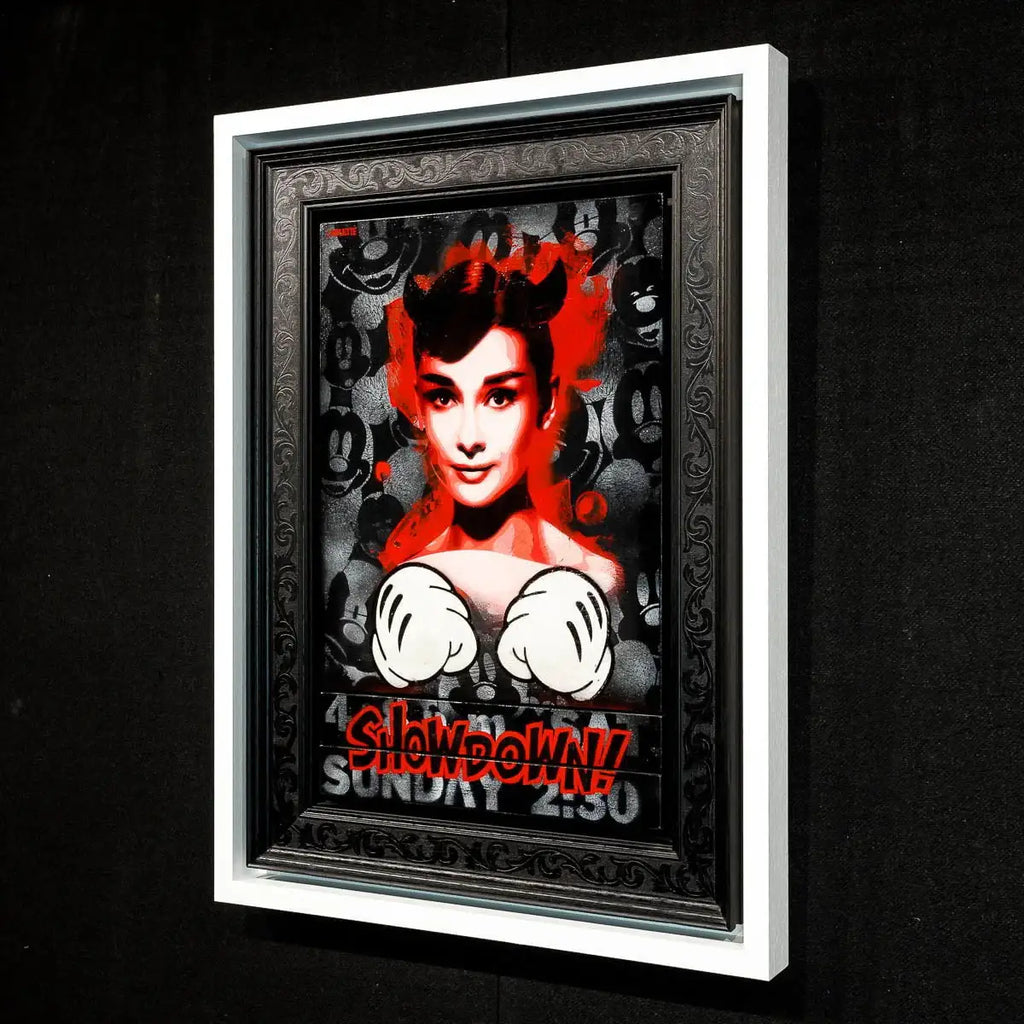 Audrey Showdown - Original - SOLD by artist Lhouette - Wyecliffe Galleries