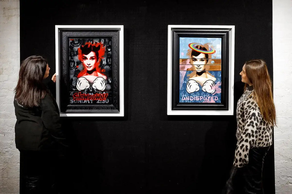 Audrey Showdown - Original - SOLD by artist Lhouette - Wyecliffe Galleries