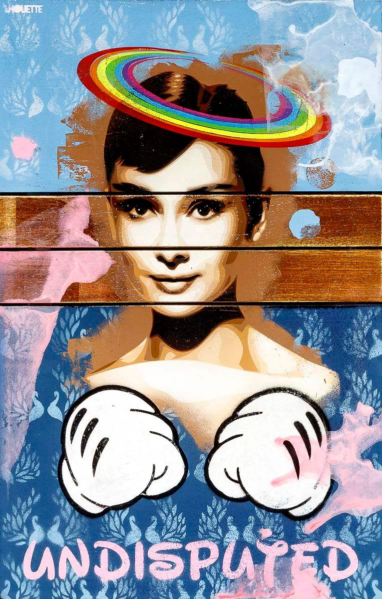 Audrey Undisputed - Original - SOLD by artist Lhouette - Wyecliffe Galleries