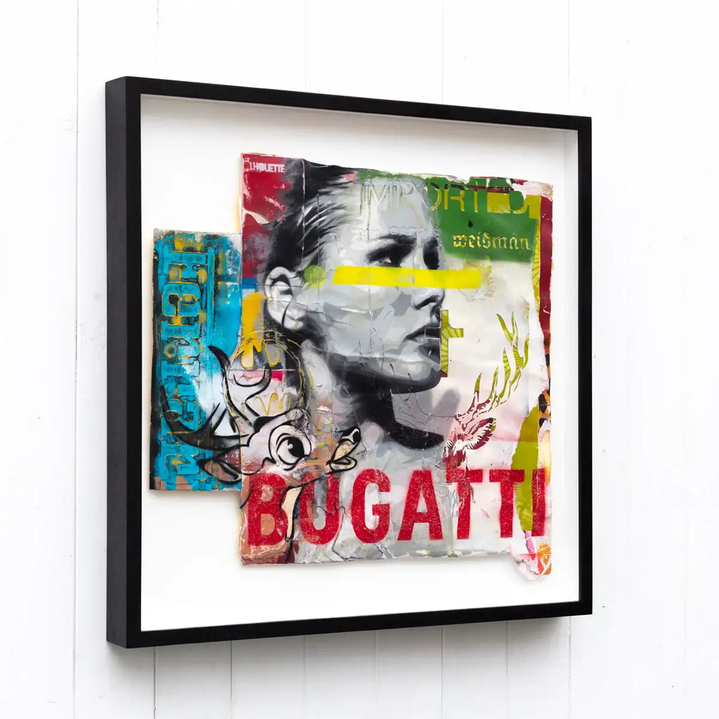 Bambi & Bugatti - Original - SOLD by artist Lhouette - Wyecliffe Galleries