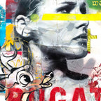 Bambi & Bugatti - Original - SOLD by artist Lhouette - Wyecliffe Galleries