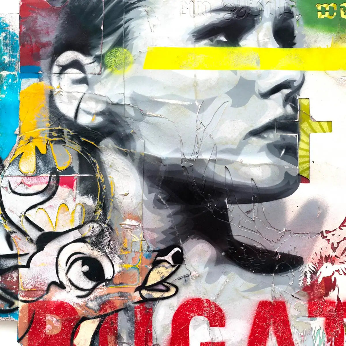 Bambi & Bugatti - Original - SOLD by artist Lhouette - Wyecliffe Galleries