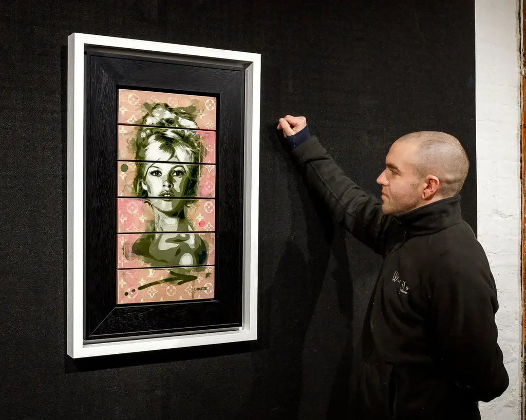 Bardot Green - Original - SOLD by artist Lhouette - Wyecliffe Galleries