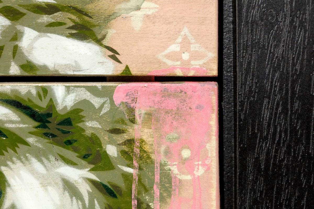 Bardot Green - Original - SOLD by artist Lhouette - Wyecliffe Galleries