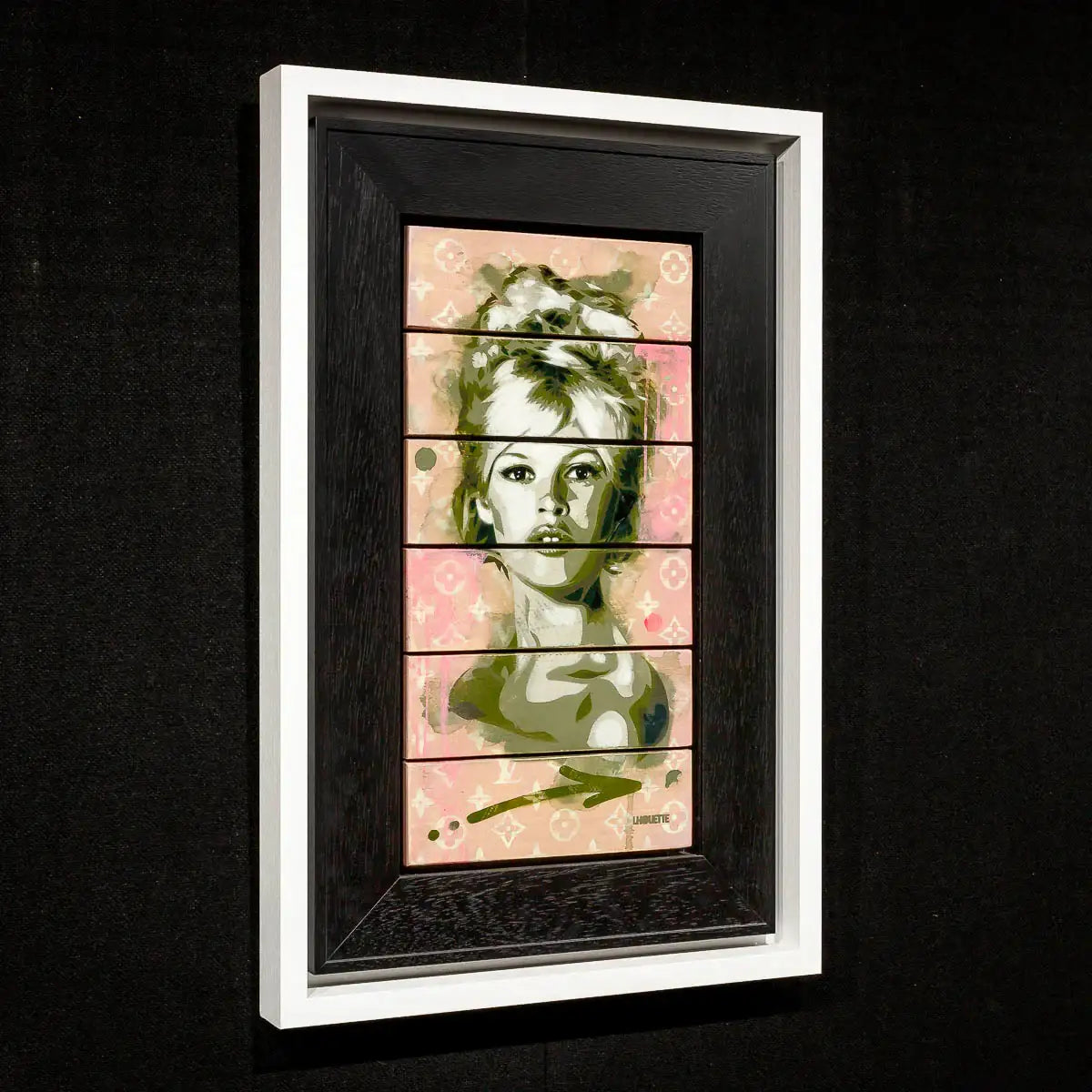 Bardot Green - Original - SOLD by artist Lhouette - Wyecliffe Galleries