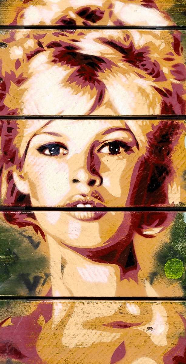 Bardot Sepia - Original SOLD by artist Lhouette - Wyecliffe Galleries