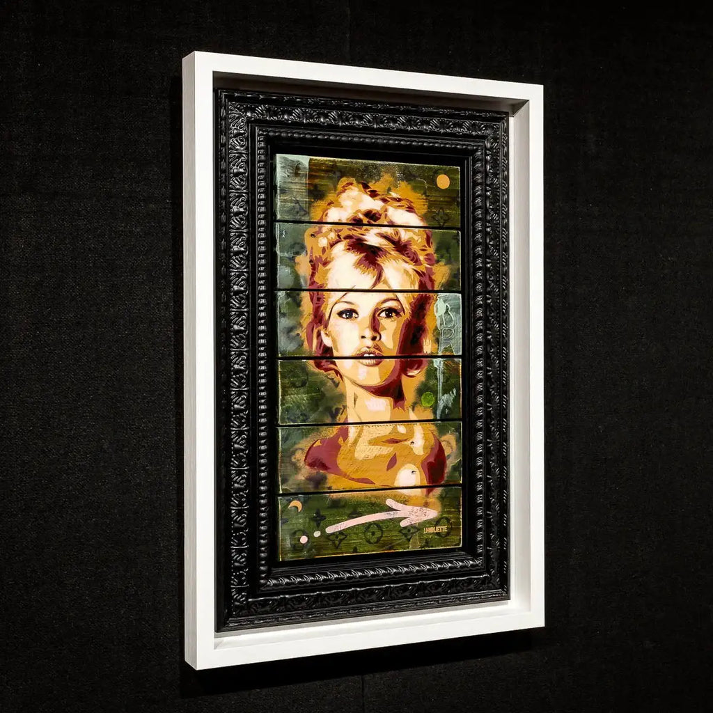 Bardot Sepia - Original SOLD by artist Lhouette - Wyecliffe Galleries