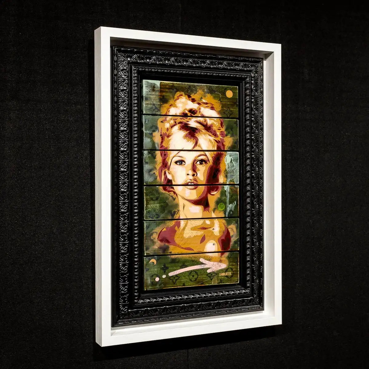 Bardot Sepia - Original SOLD by artist Lhouette - Wyecliffe Galleries