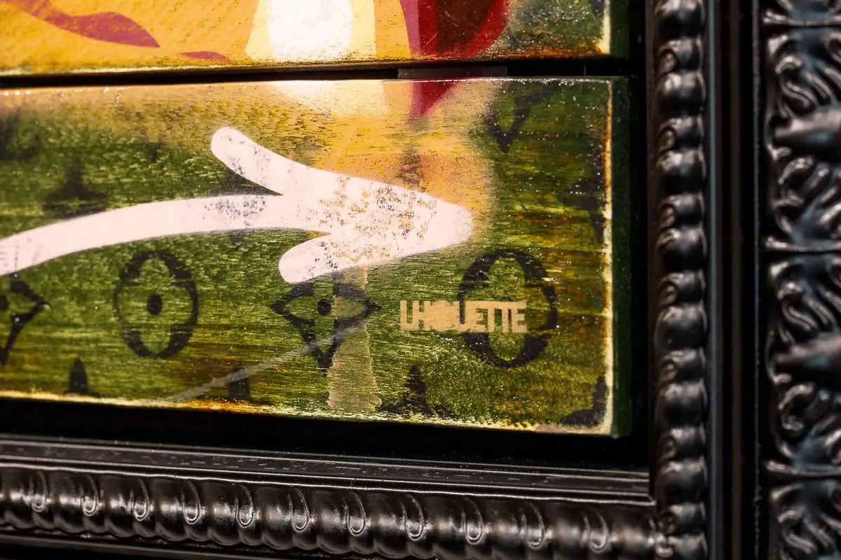 Bardot Sepia - Original SOLD by artist Lhouette - Wyecliffe Galleries