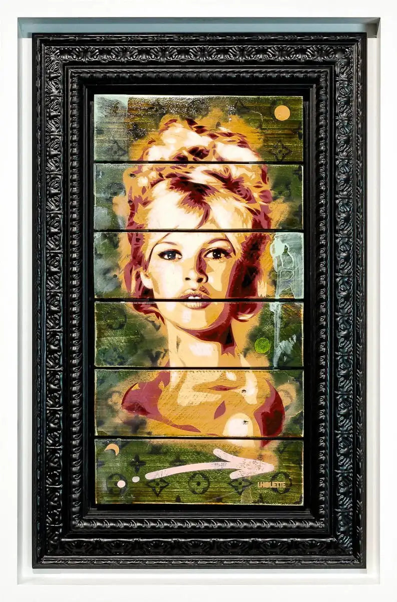 Bardot Sepia - Original SOLD by artist Lhouette - Wyecliffe Galleries