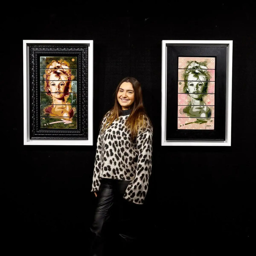 Bardot Sepia - Original SOLD by artist Lhouette - Wyecliffe Galleries