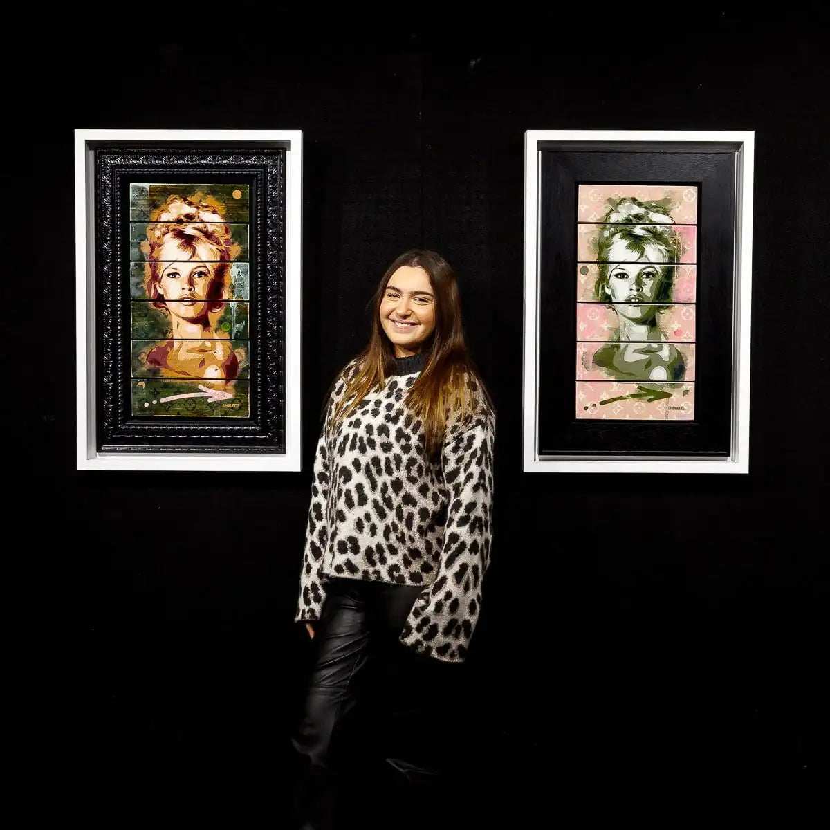 Bardot Sepia - Original SOLD by artist Lhouette - Wyecliffe Galleries