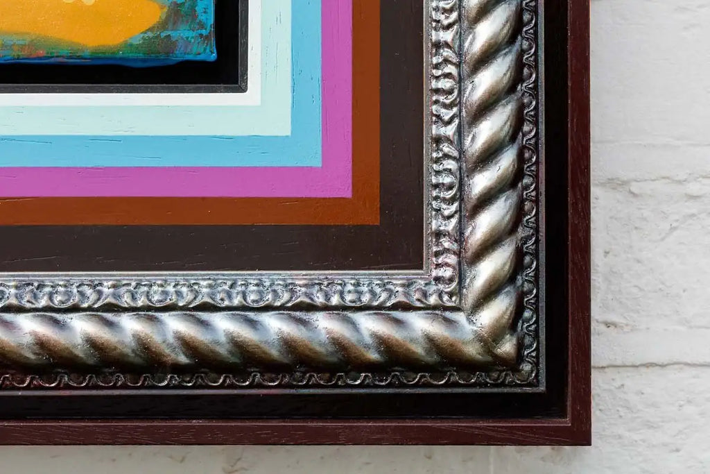 Bazooka Jo Floral Mixer (Golden Yellow) - Original - SOLD by artist Lhouette - Wyecliffe Galleries