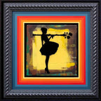 Bazooka Jo Floral Mixer (Yellow Cab) - Original - SOLD by artist Lhouette - Wyecliffe Galleries