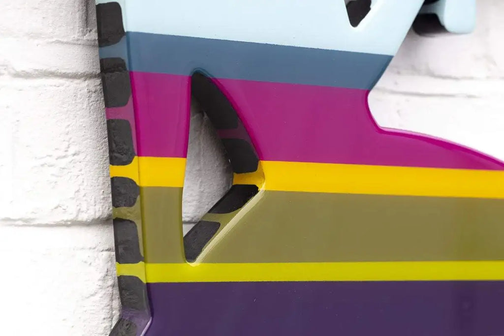 Bazooka Jo Floral - Sage Green - SOLD by artist Lhouette - Wyecliffe Galleries