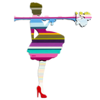 Bazooka Jo Floral - Sage Green - SOLD by artist Lhouette - Wyecliffe Galleries