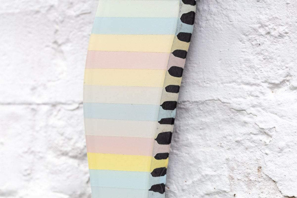 Bazooka Jo Floral - Sage Green - SOLD by artist Lhouette - Wyecliffe Galleries