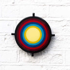 Bazooka Jo Mini- Pastel & Diamond Dust - Original Wall Sculpture - SOLD by artist Lhouette - Wyecliffe Galleries