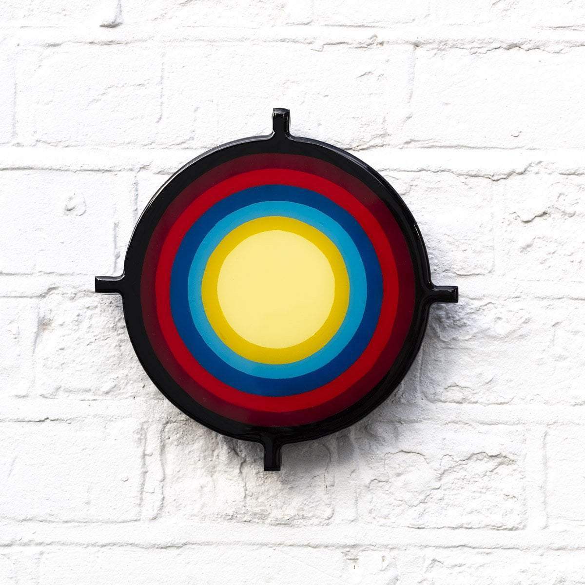 Bazooka Jo Mini- Pastel & Diamond Dust - Original Wall Sculpture - SOLD by artist Lhouette - Wyecliffe Galleries