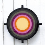 Bazooka Jo Miniature Striped Tights - Original Wall Sculpture - SOLD by artist Lhouette - Wyecliffe Galleries