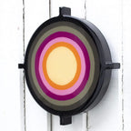 Bazooka Jo Miniature Striped Tights - Original Wall Sculpture - SOLD by artist Lhouette - Wyecliffe Galleries