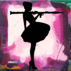 Bazooka Jo Mixer (Cherry Blossom Pink) - Original - SOLD by artist Lhouette - Wyecliffe Galleries