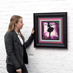 Bazooka Jo Mixer (Cherry Blossom Pink) - Original - SOLD by artist Lhouette - Wyecliffe Galleries