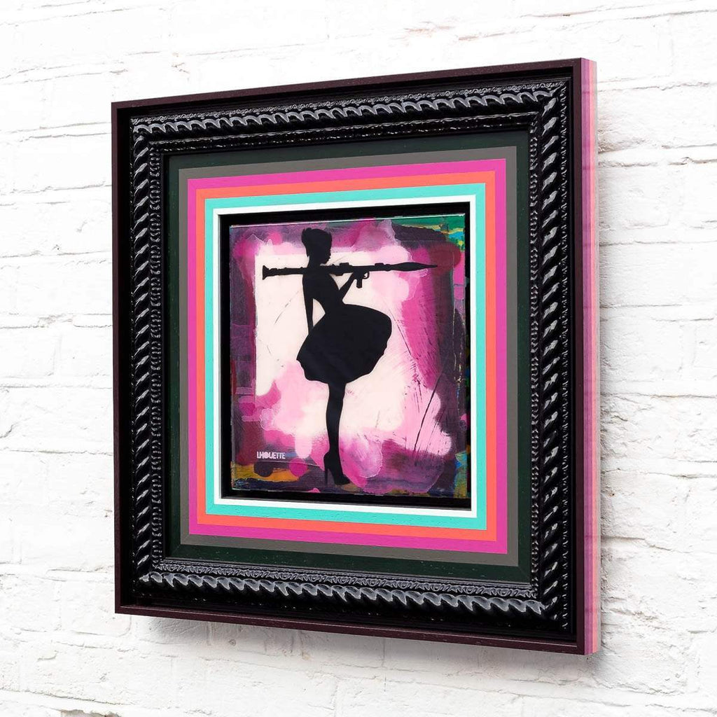 Bazooka Jo Mixer (Cherry Blossom Pink) - Original - SOLD by artist Lhouette - Wyecliffe Galleries