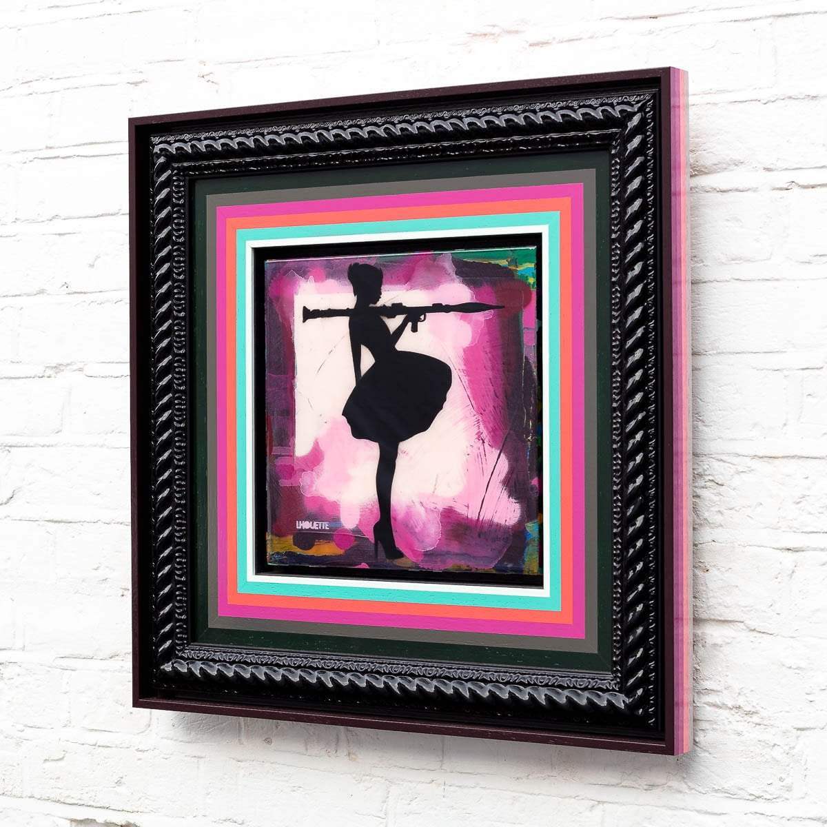 Bazooka Jo Mixer (Cherry Blossom Pink) - Original - SOLD by artist Lhouette - Wyecliffe Galleries