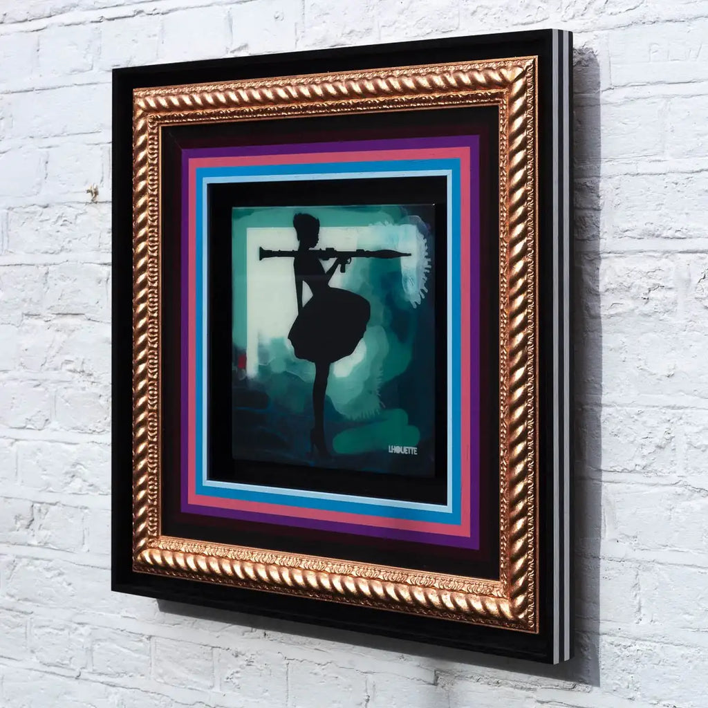 Bazooka Jo Mixer - Green - SOLD by artist Lhouette - Wyecliffe Galleries