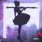 Bazooka Jo Mixer - Purple - SOLD by artist Lhouette - Wyecliffe Galleries