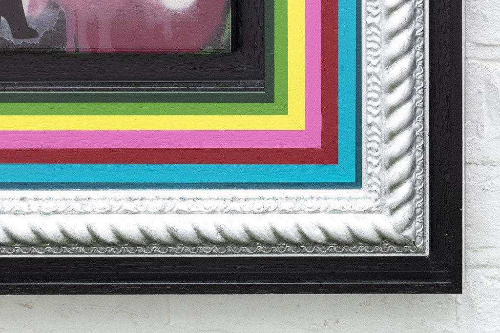 Bazooka Jo Mixer - Pink Original - SOLD by artist Lhouette - Wyecliffe Galleries