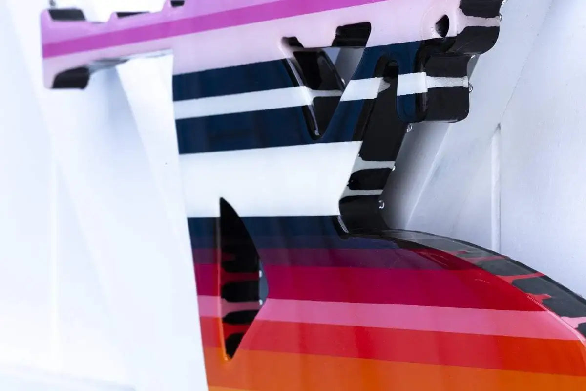 Bazooka Jo Rainbow Miniature - Original Wall Sculpture - SOLD by artist Lhouette - Wyecliffe Galleries