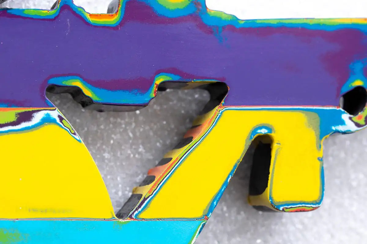 Bazooka Jo - Scratched Back Framed Sculpture - Original - SOLD by artist Lhouette - Wyecliffe Galleries