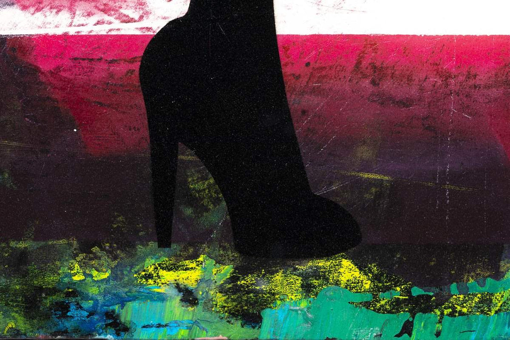 Bazooka Jo XL Mixer Lychee - Original - SOLD by artist Lhouette - Wyecliffe Galleries