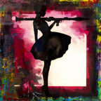 Bazooka Jo XL Mixer Lychee - Original - SOLD by artist Lhouette - Wyecliffe Galleries