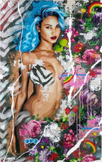 Beautiful Species, Blue and Pink - Matching Edition SET by artist Lhouette - Wyecliffe Galleries