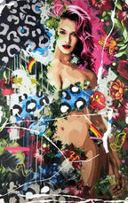 Beautiful Species, Blue and Pink - Matching Edition SET by artist Lhouette - Wyecliffe Galleries