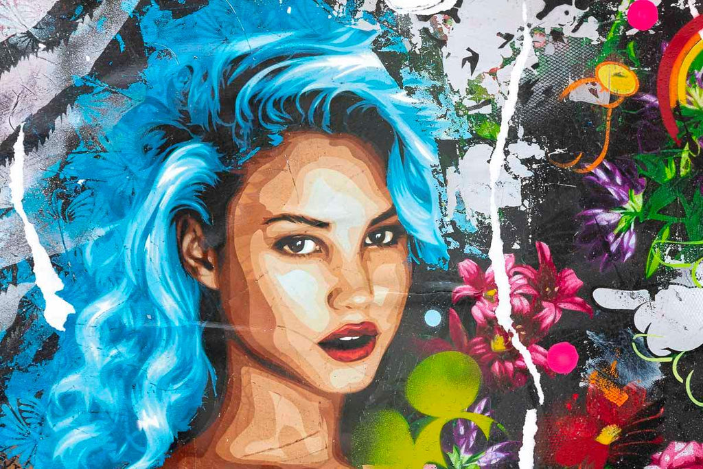 Beautiful Species, Blue - Boutique Edition by artist Lhouette - Wyecliffe Galleries