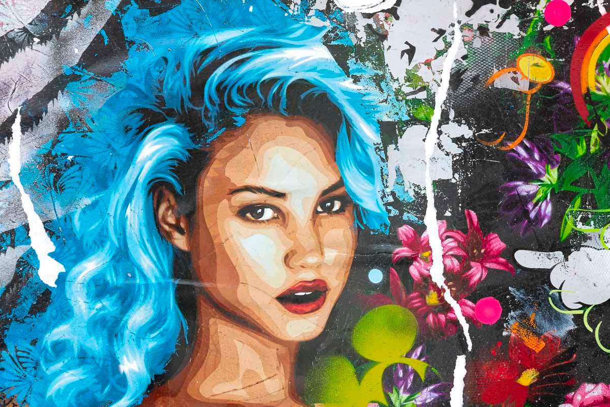 Beautiful Species, Blue - Boutique Edition by artist Lhouette - Wyecliffe Galleries